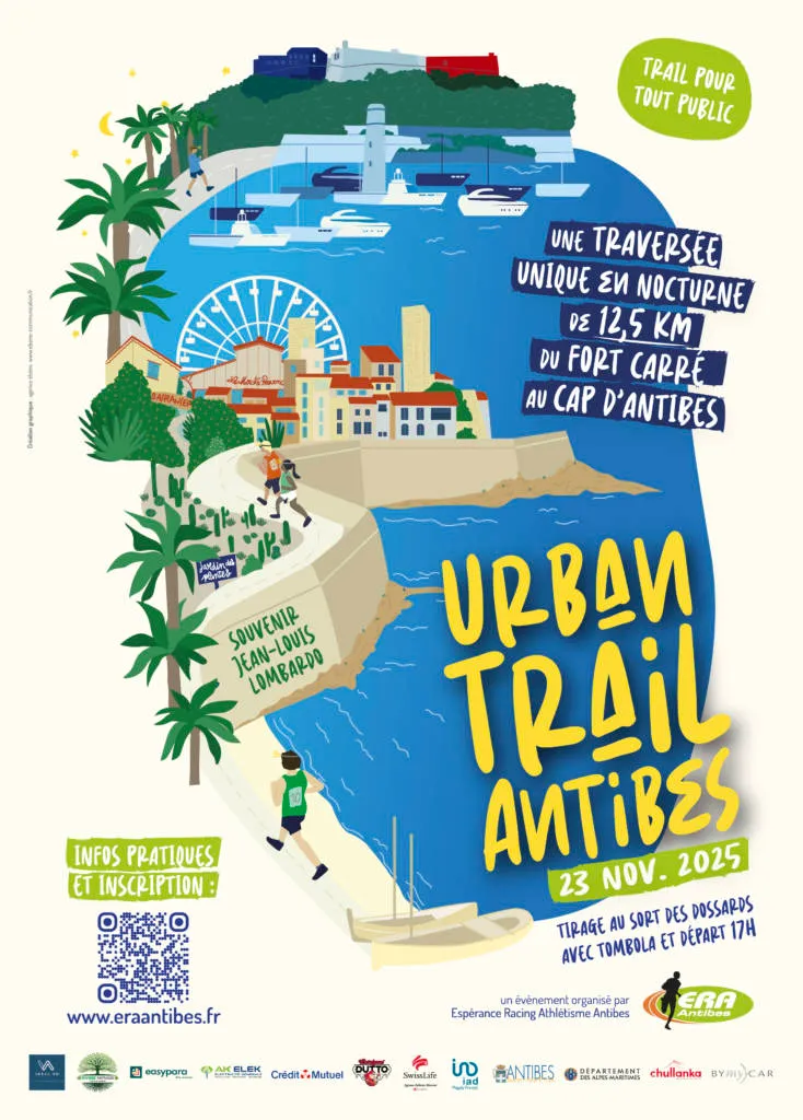 Urban trail d’Antibes 2025 Inscription Résultats