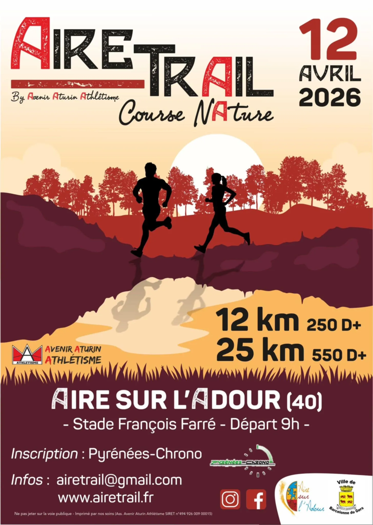 Aire Trail 2026 Inscription Résultats