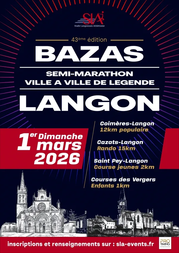 affiche de la course