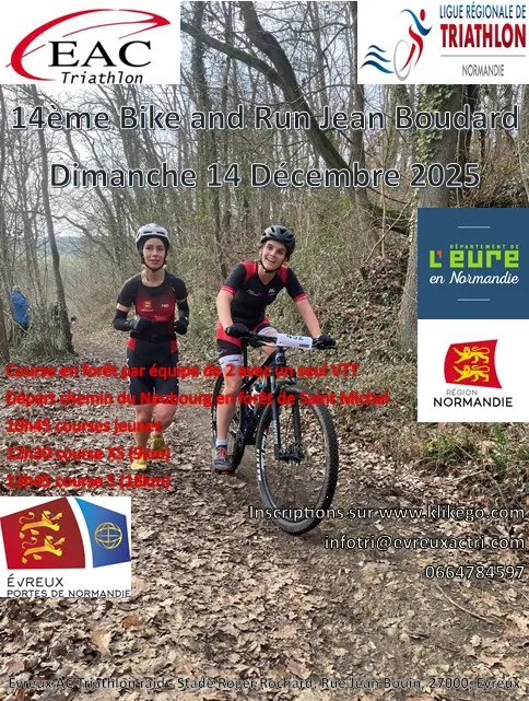 Bike & Run Jean Boudard 2025 Inscription Résultats
