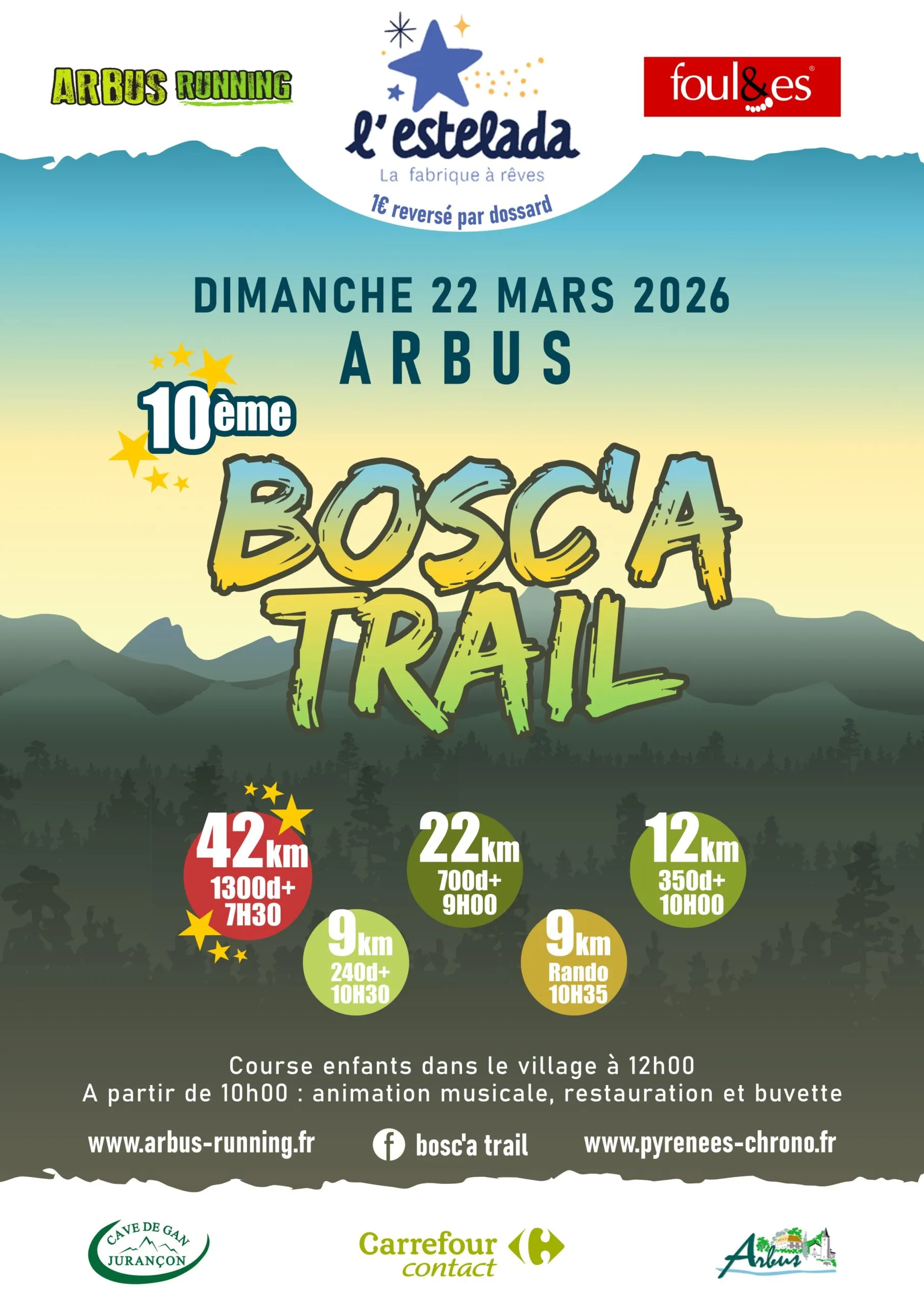 Bosc’a Trail 2026 Inscription Résultats
