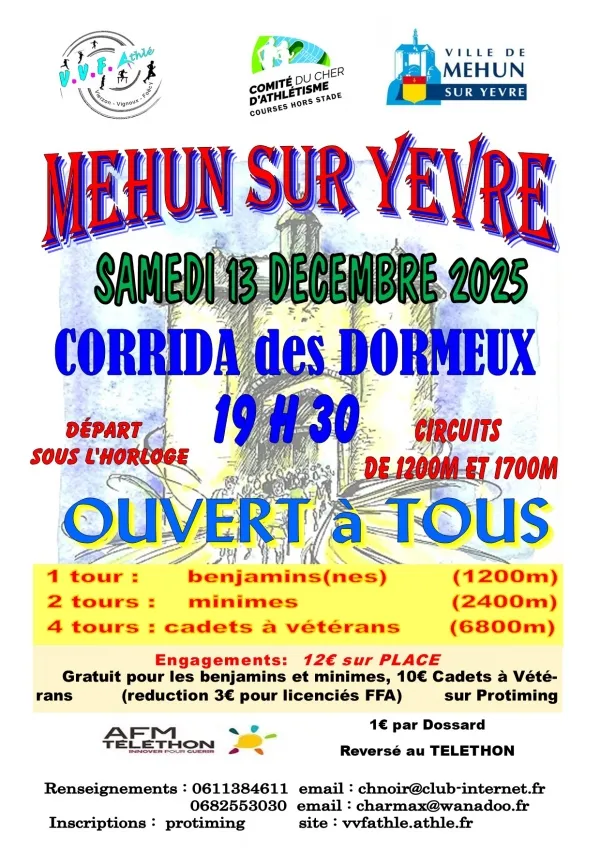 Corrida des Dormeux 2025 Inscription Résultats