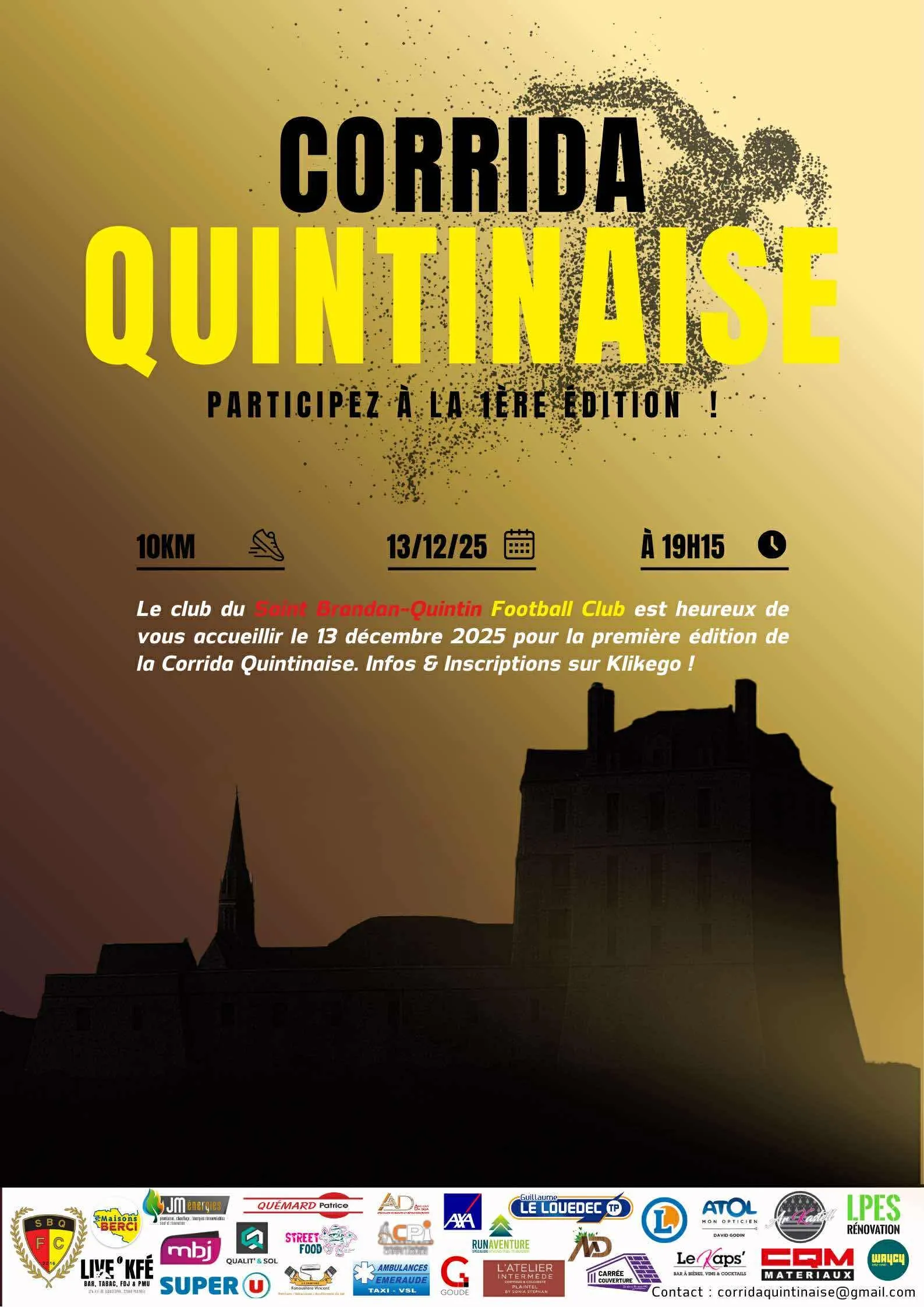 Corrida Quintinaise 2025 Inscription Résultats