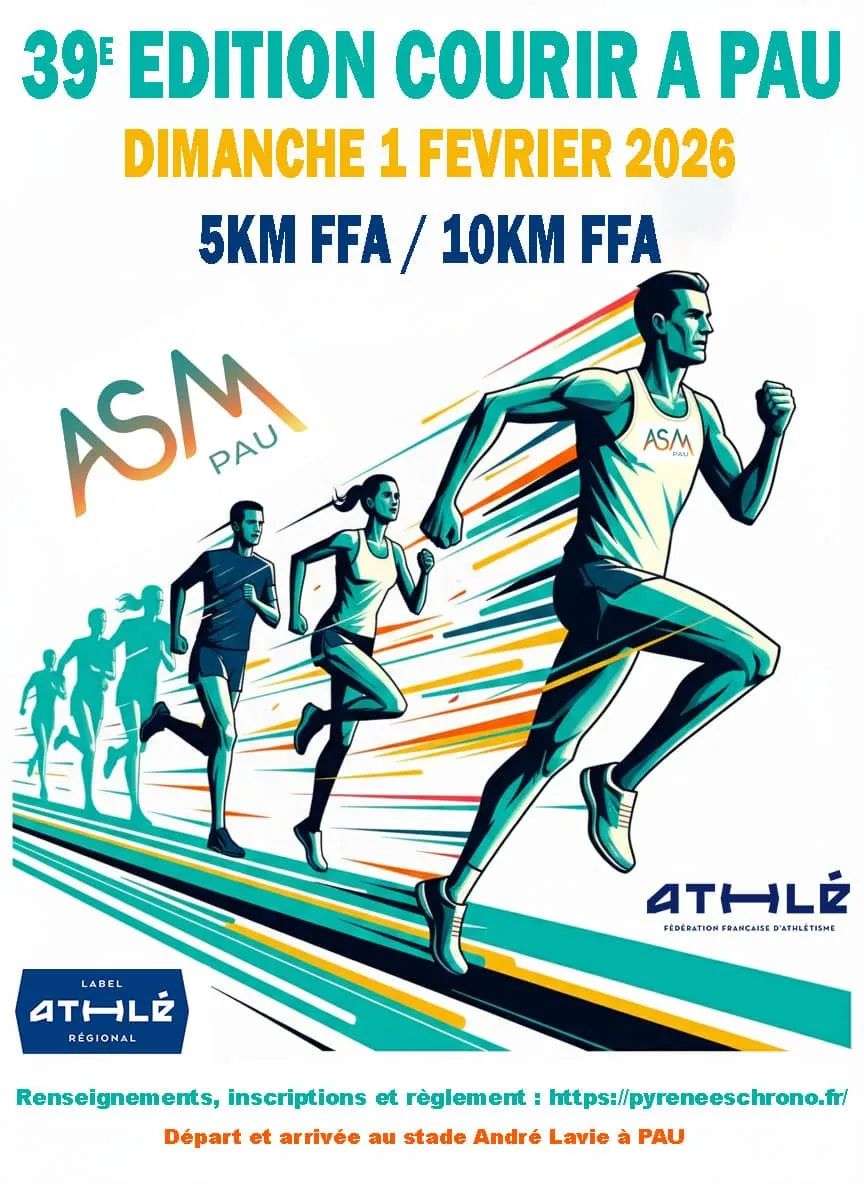 Courir à Pau 2026 Inscription Résultats