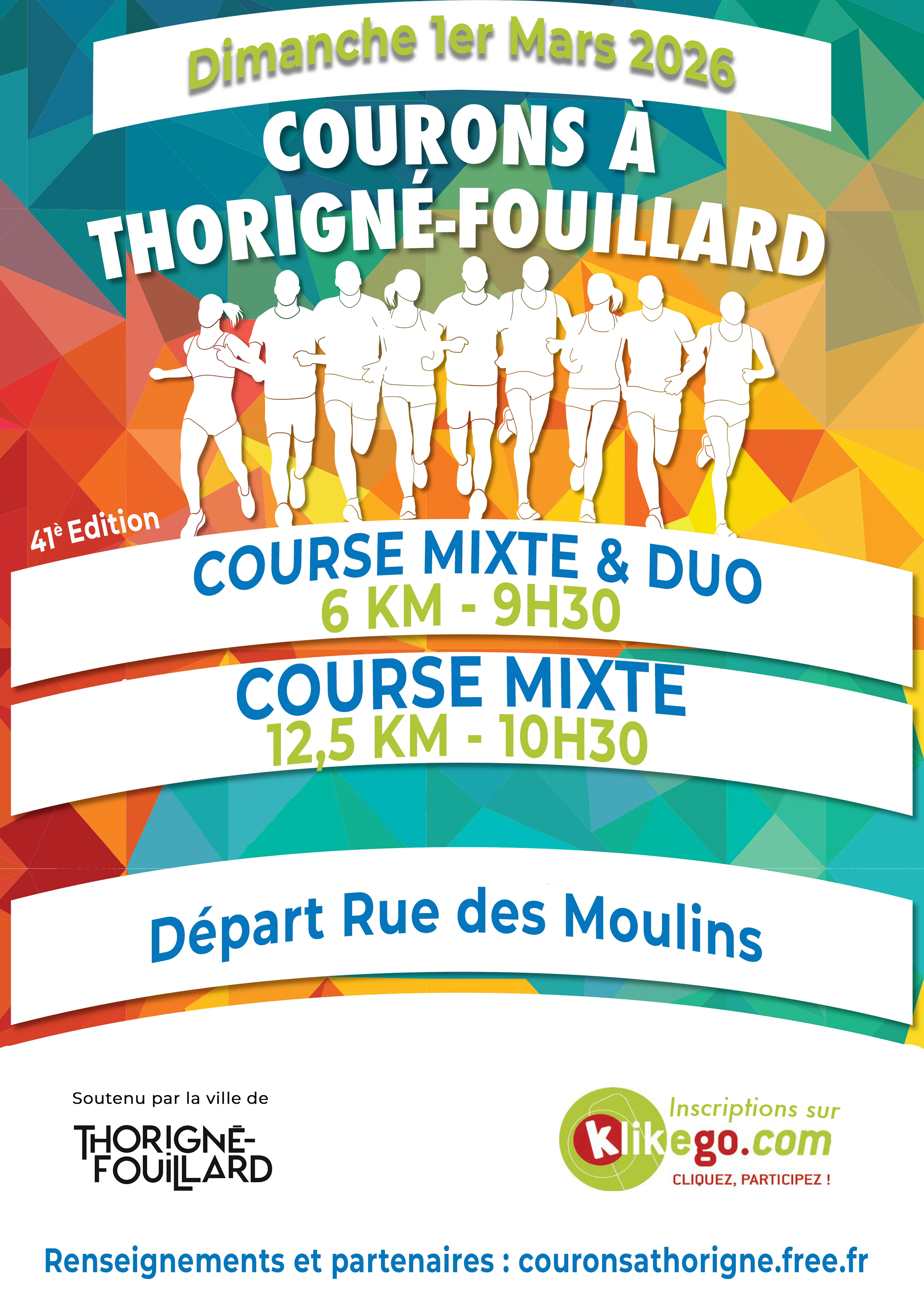 Courons à Thorigné Fouillard 2026 Inscription Résultats