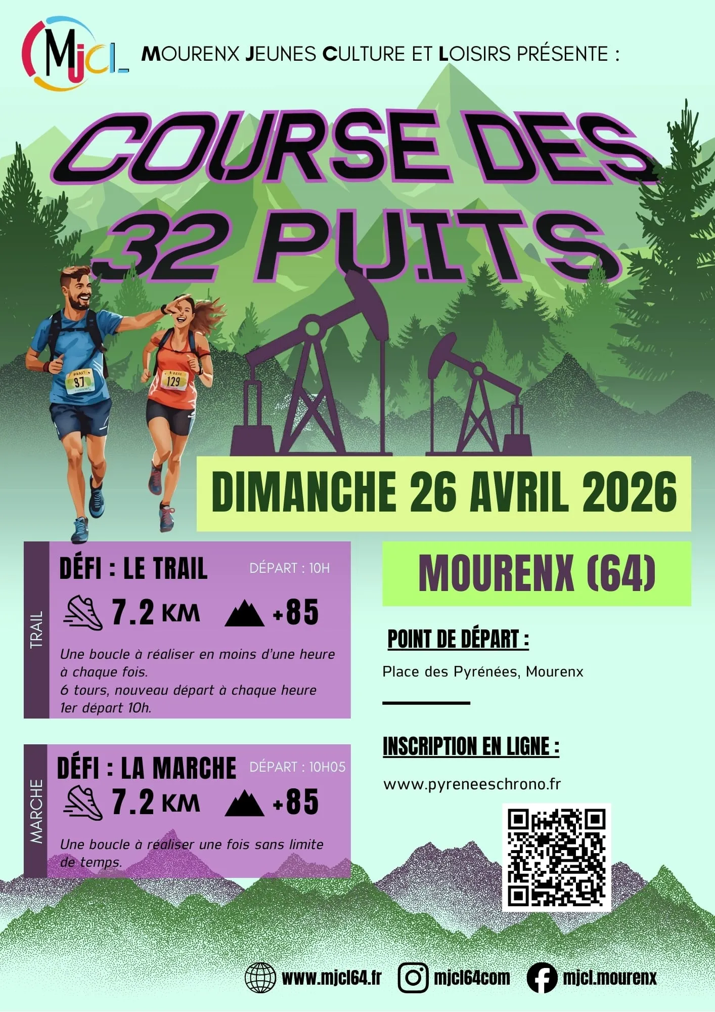 Course de 32 Puits 2026 Inscription Résultats