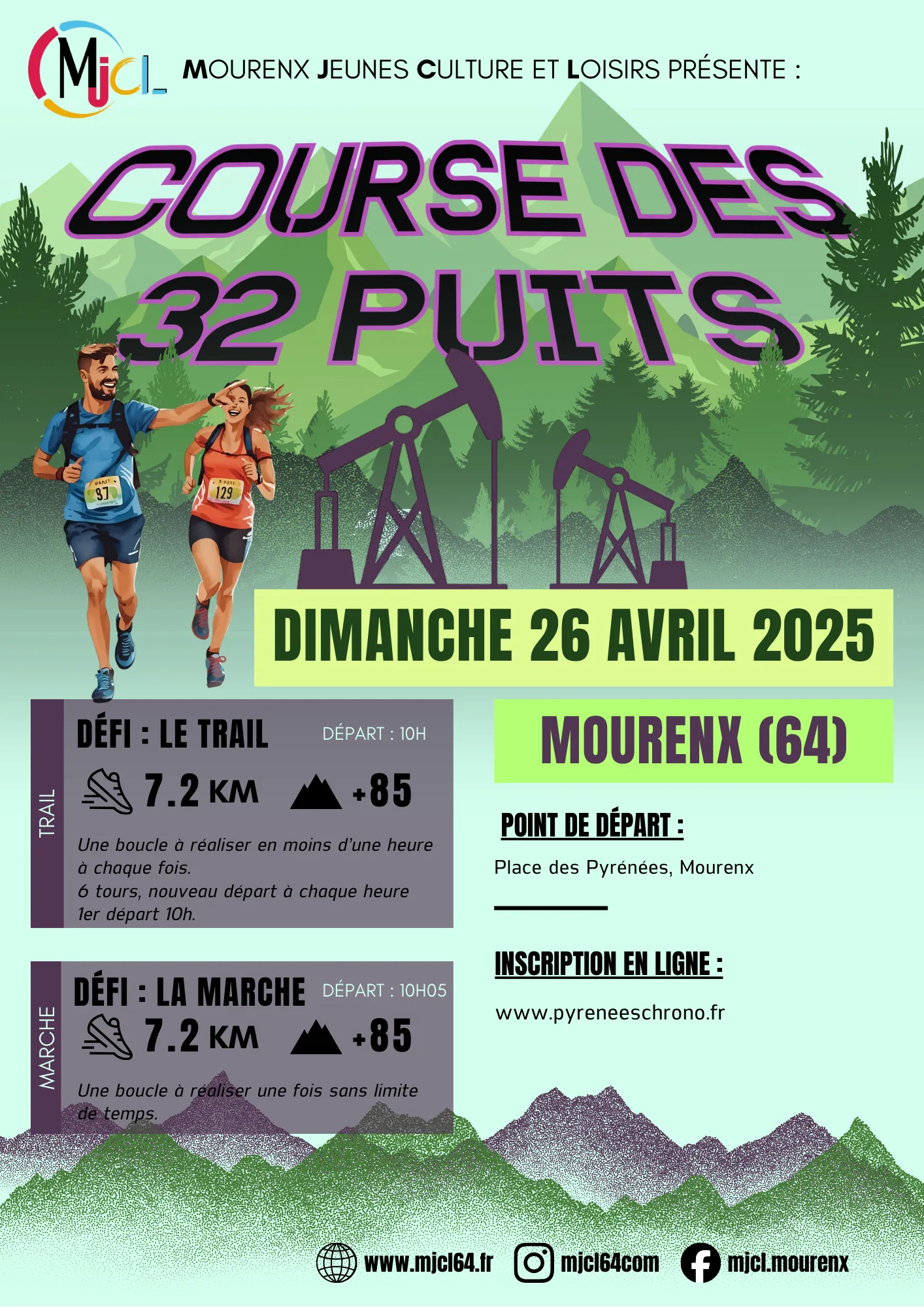 Course de 32 Puits 2026 Inscription Résultats