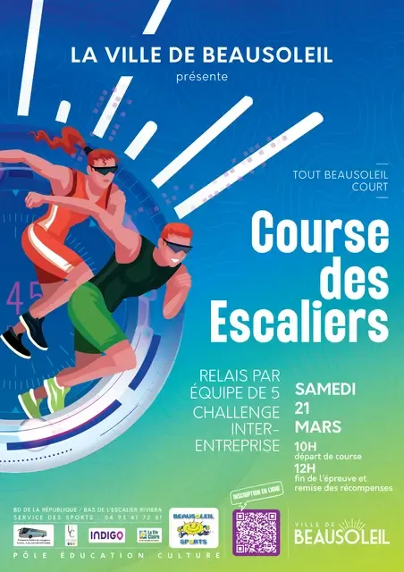 Course des Escaliers de Beausoleil 2026 Inscription Résultats