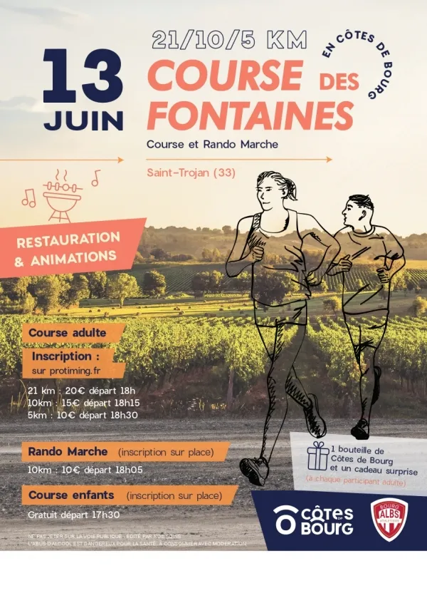 affiche de la course