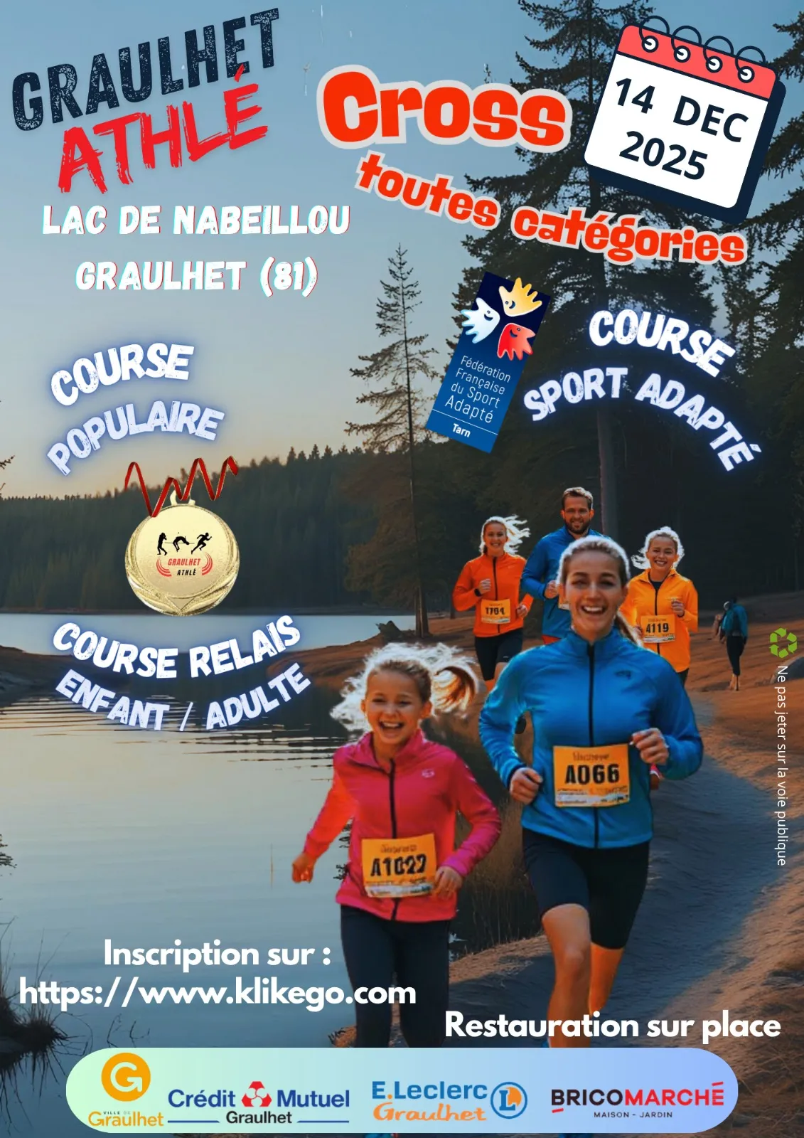 Cross du Graulhet Athlé 2025 Inscription Résultats