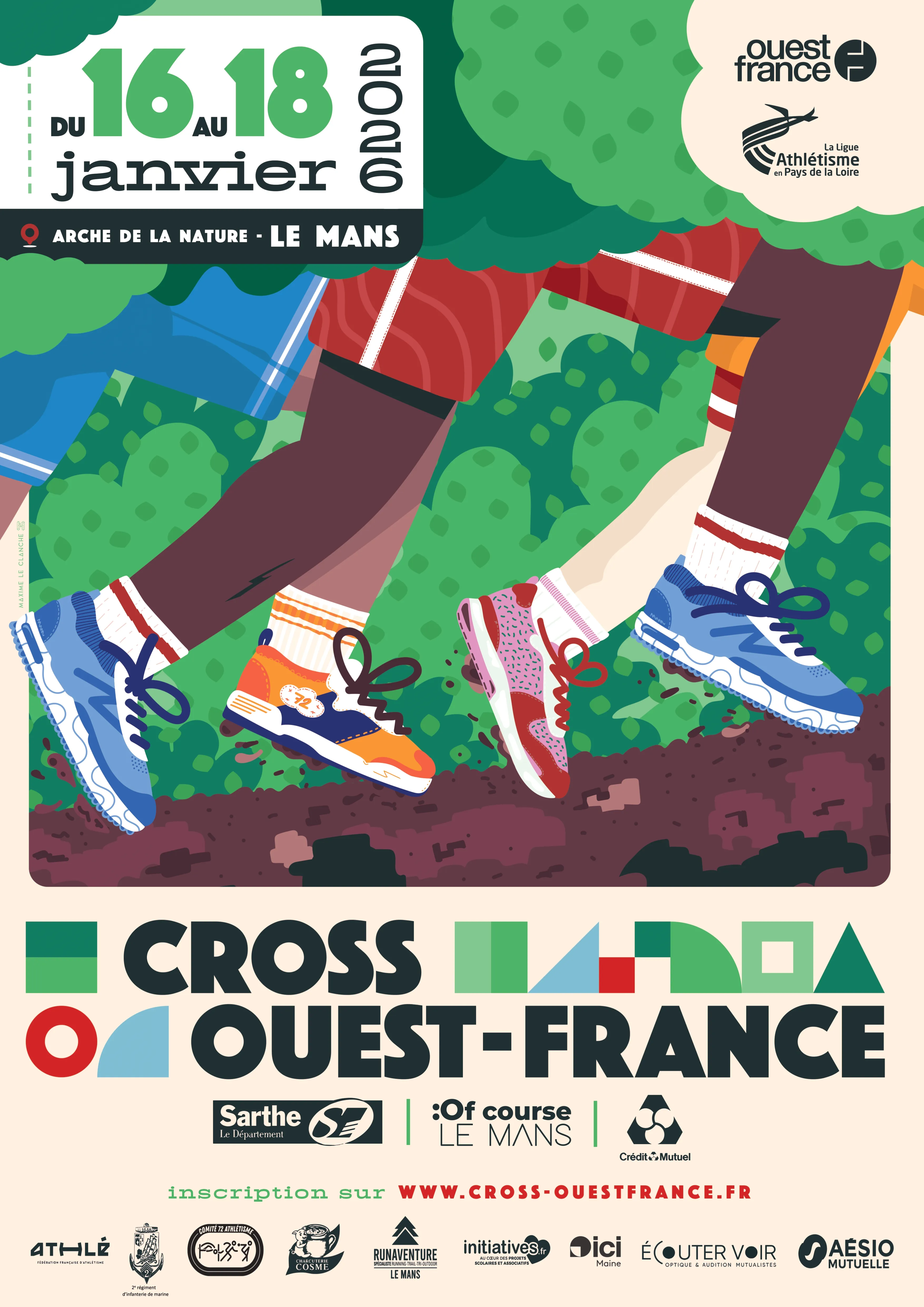 affiche de la course