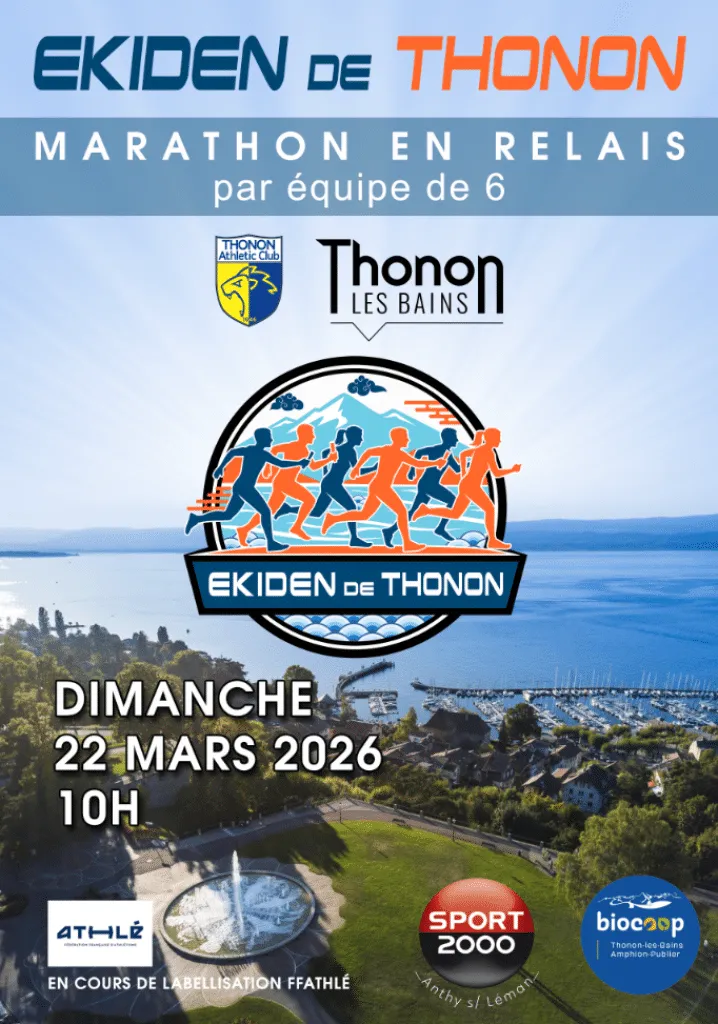 Ekiden de Thonon 2026 Inscription Résultats