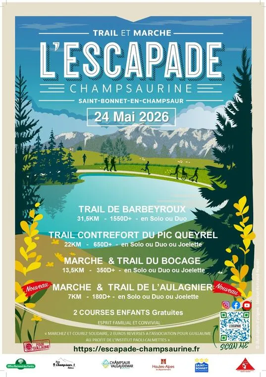Escapade Champsaurine – Trail Saint Bonnet en Champsaur 2026 Inscription Résultats