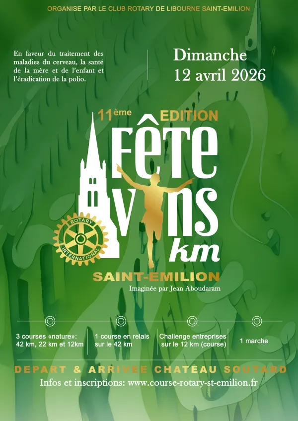 Fête les vins km de Saint-Emilion 2026 Inscription Résultats