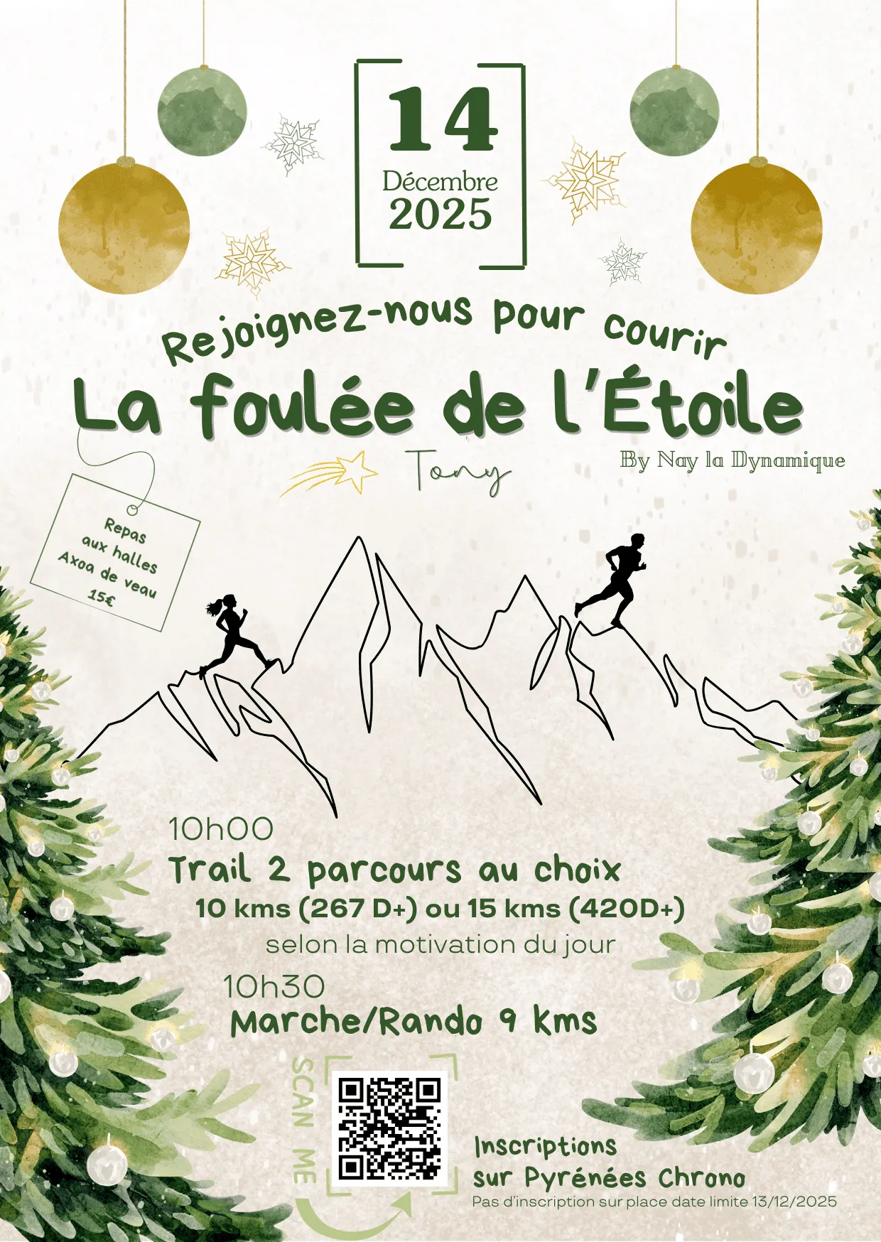 Foulée de l’Etoile Tony 2025 Inscription Résultats