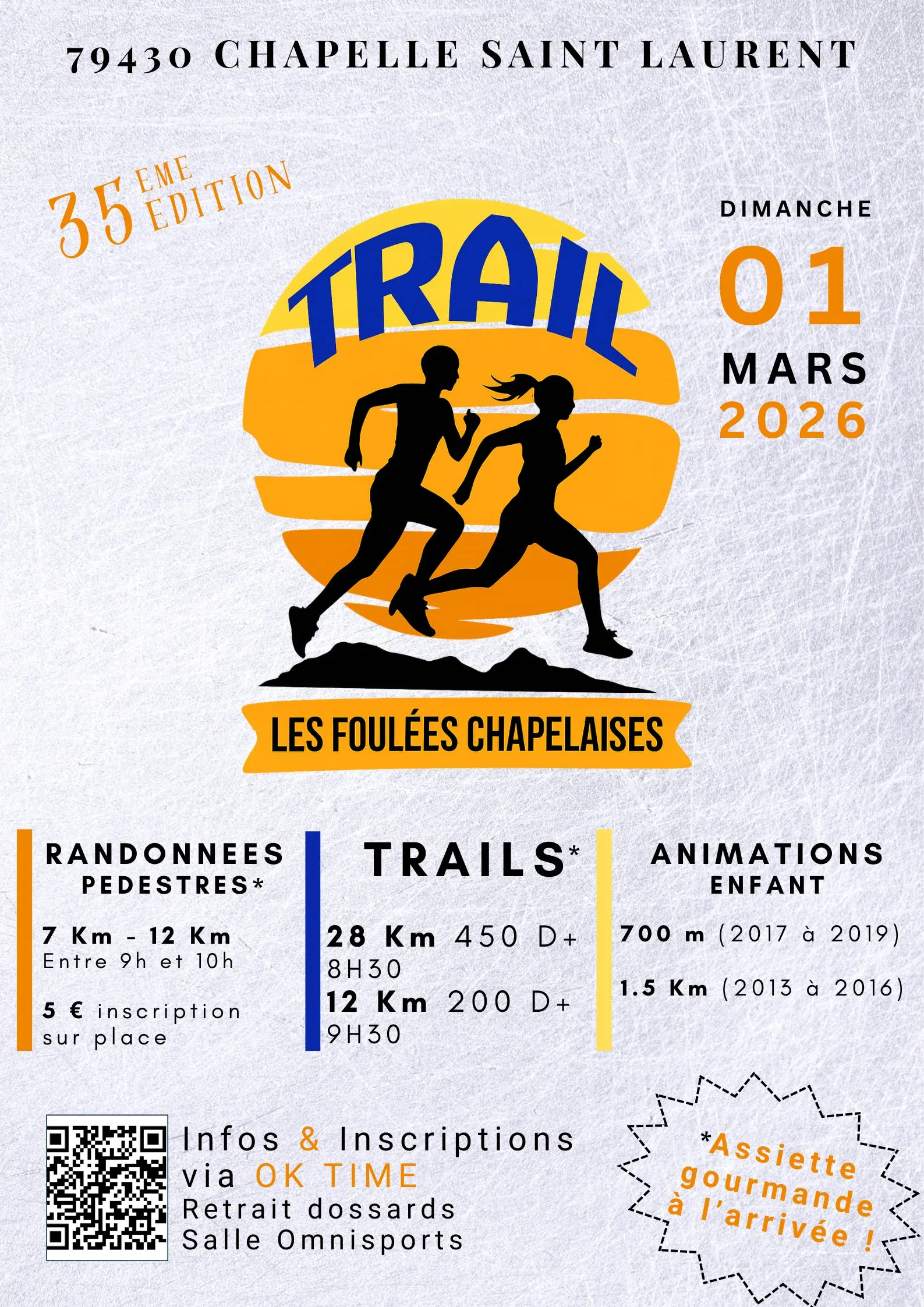 affiche de la course