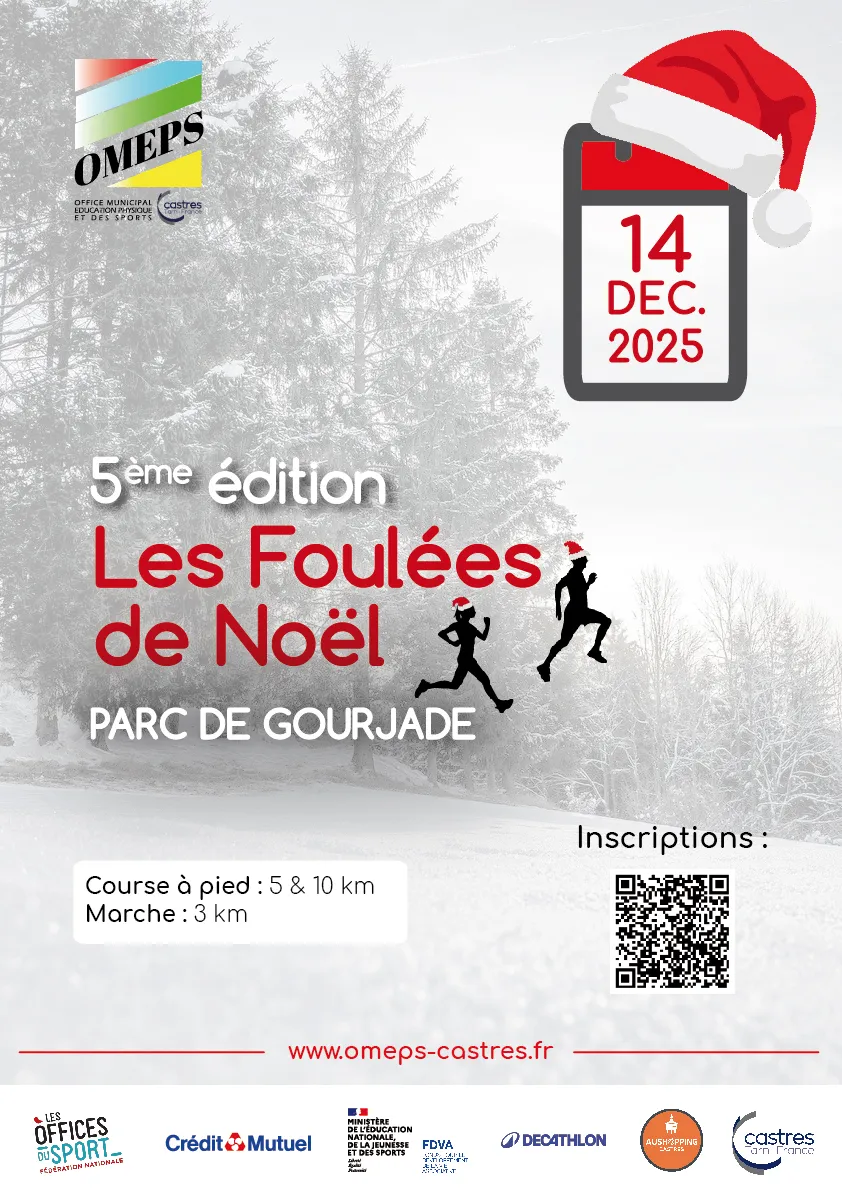Foulées de Noël Castres 2025 Inscription Résultats