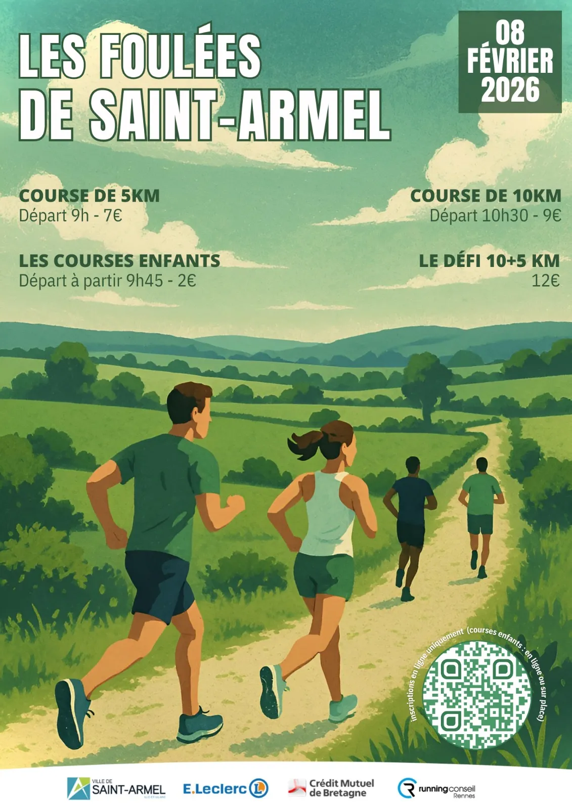Foulées de Saint Armel 2026 Inscription Résultats