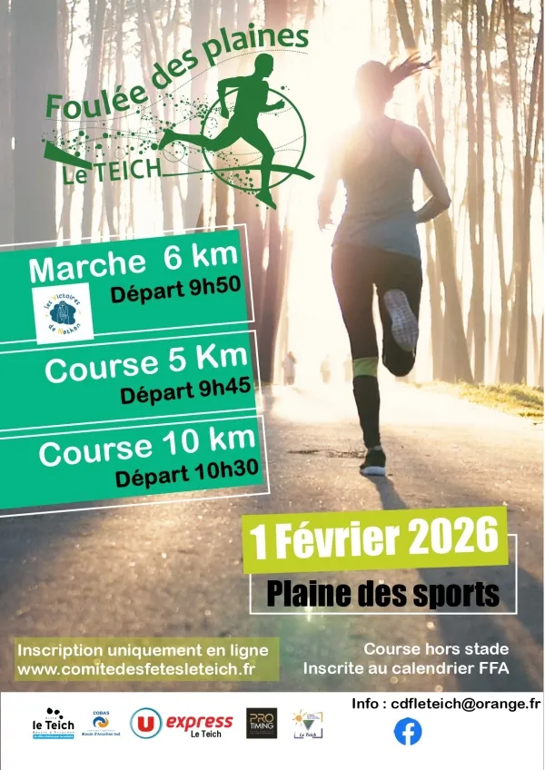 Foulées des Plaines 2026 Inscription Résultats