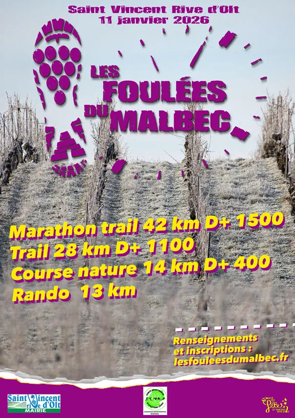 Foulées du Malbec 2026 Inscription Résultats