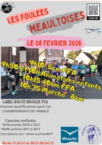 Foulées Méaultoises 2026 Inscription Résultats