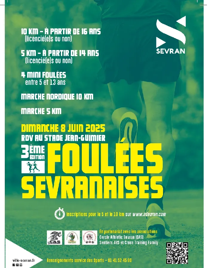 Foulées Sevranaises 2025 Inscription Résultats
