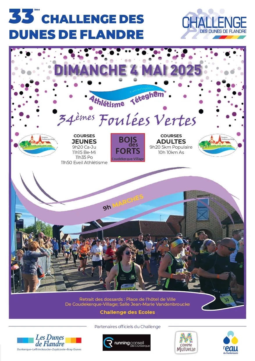 Foulées vertes de Teteghem 2025 Inscription Résultats