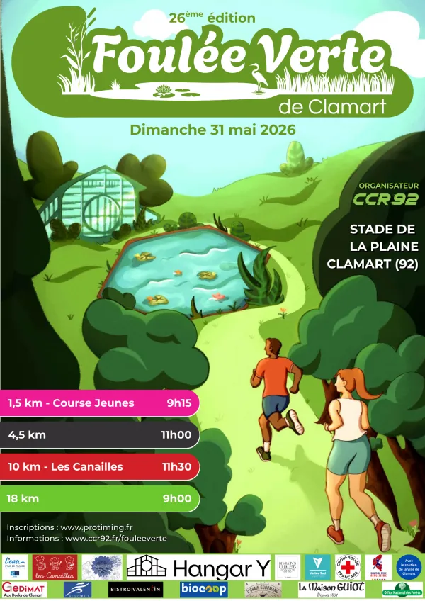 Foulée Verte de Clamart 2026 Inscription Résultats
