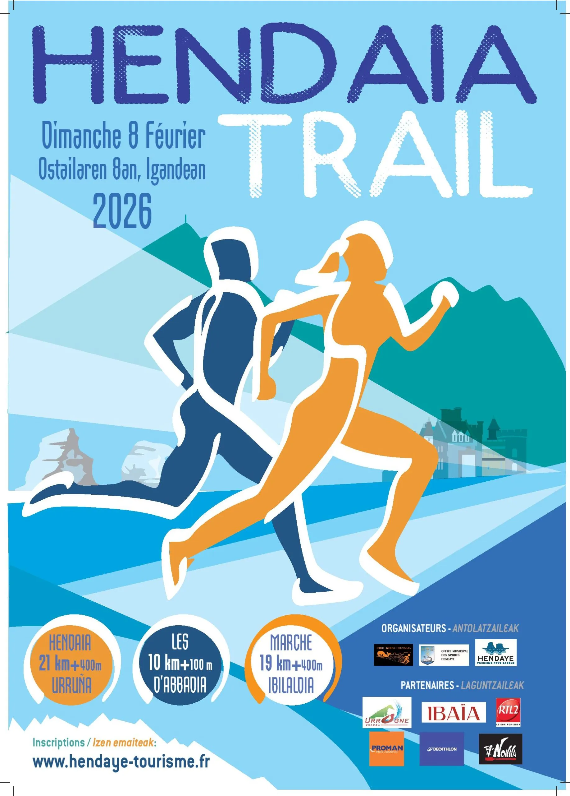 Hendaia Trail 2026 Inscription Résultats