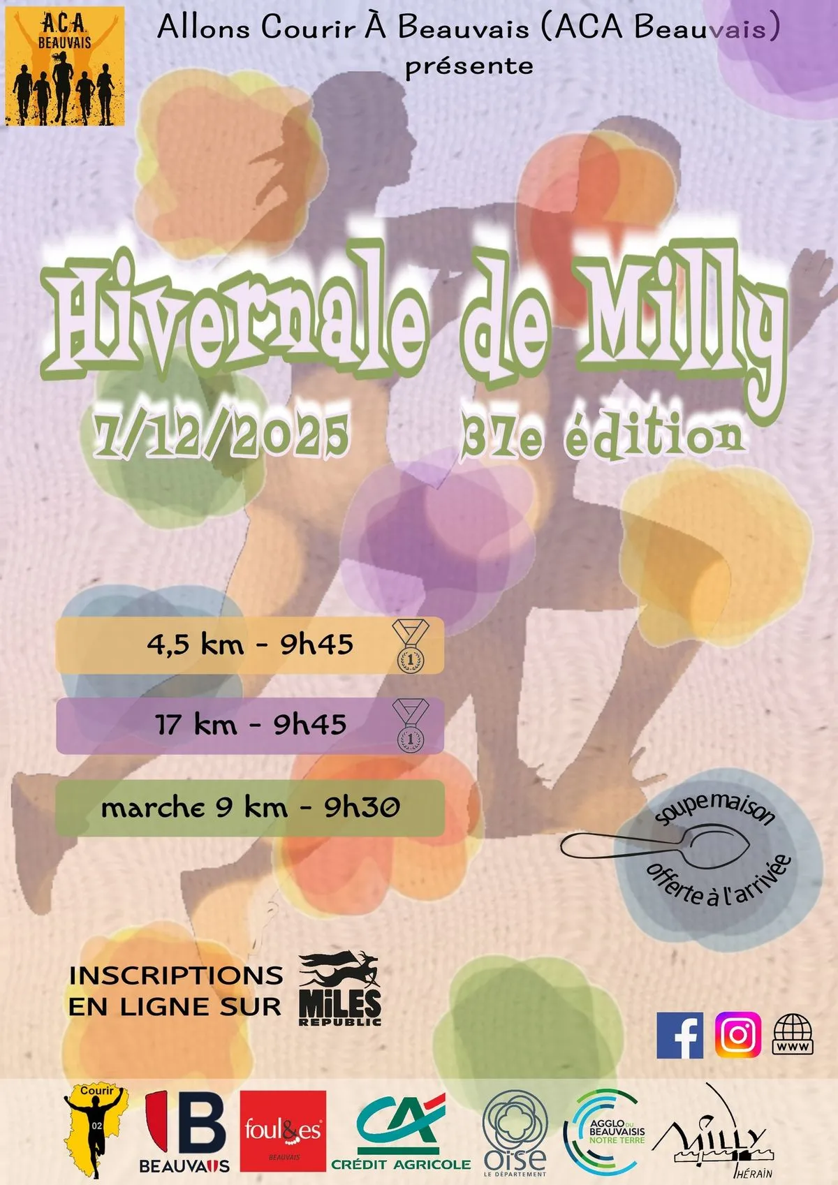 Hivernale de Milly sur Thérain 2025 Inscription Résultats