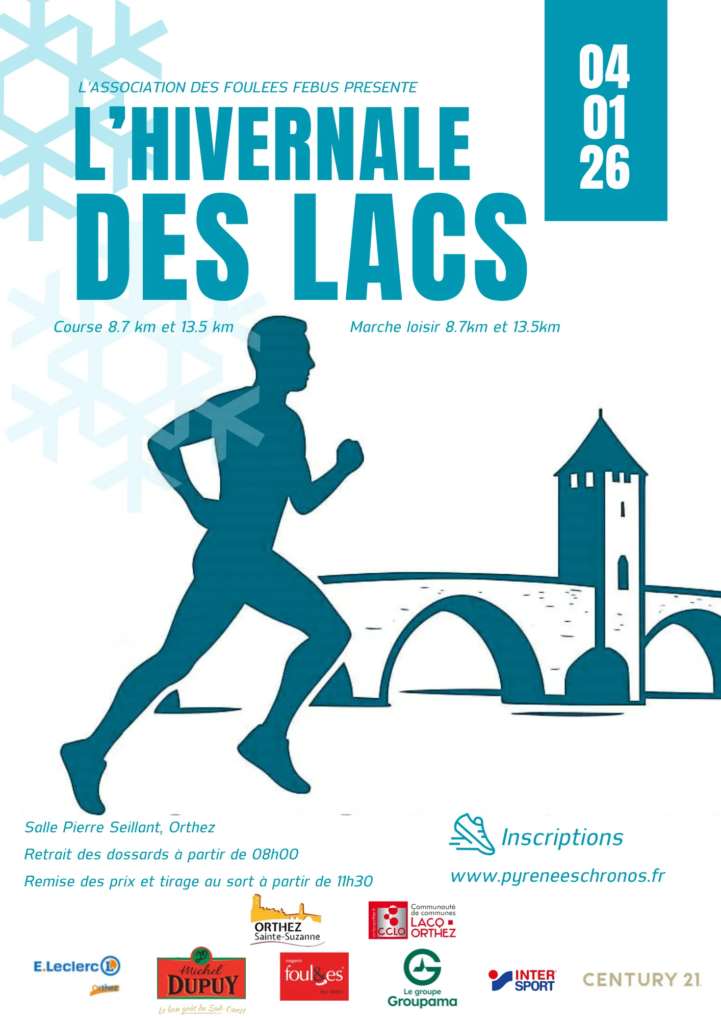 Hivernale des Lacs 2026 Inscription Résultats