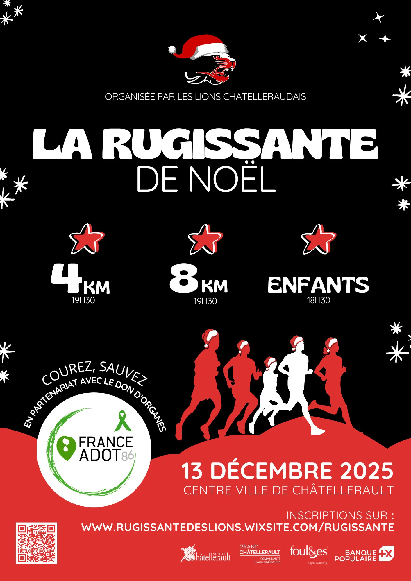 La Rugissante de Noël 2025 Inscription Résultats