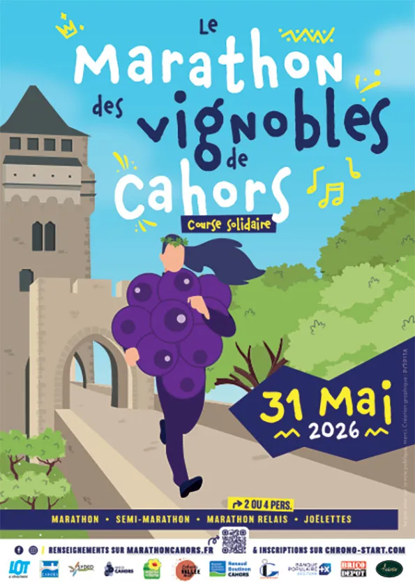 Le Marathon des Vignobles de Cahors 2026 Inscription Résultats