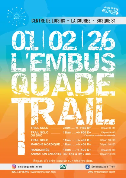 L’Embusquade trail 2026 Inscription Résultats