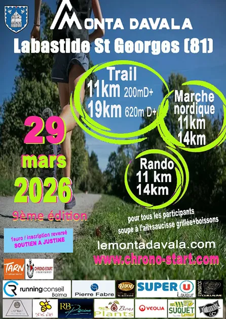 Le Monta Davala Bastidien 2026 Inscription Résultats