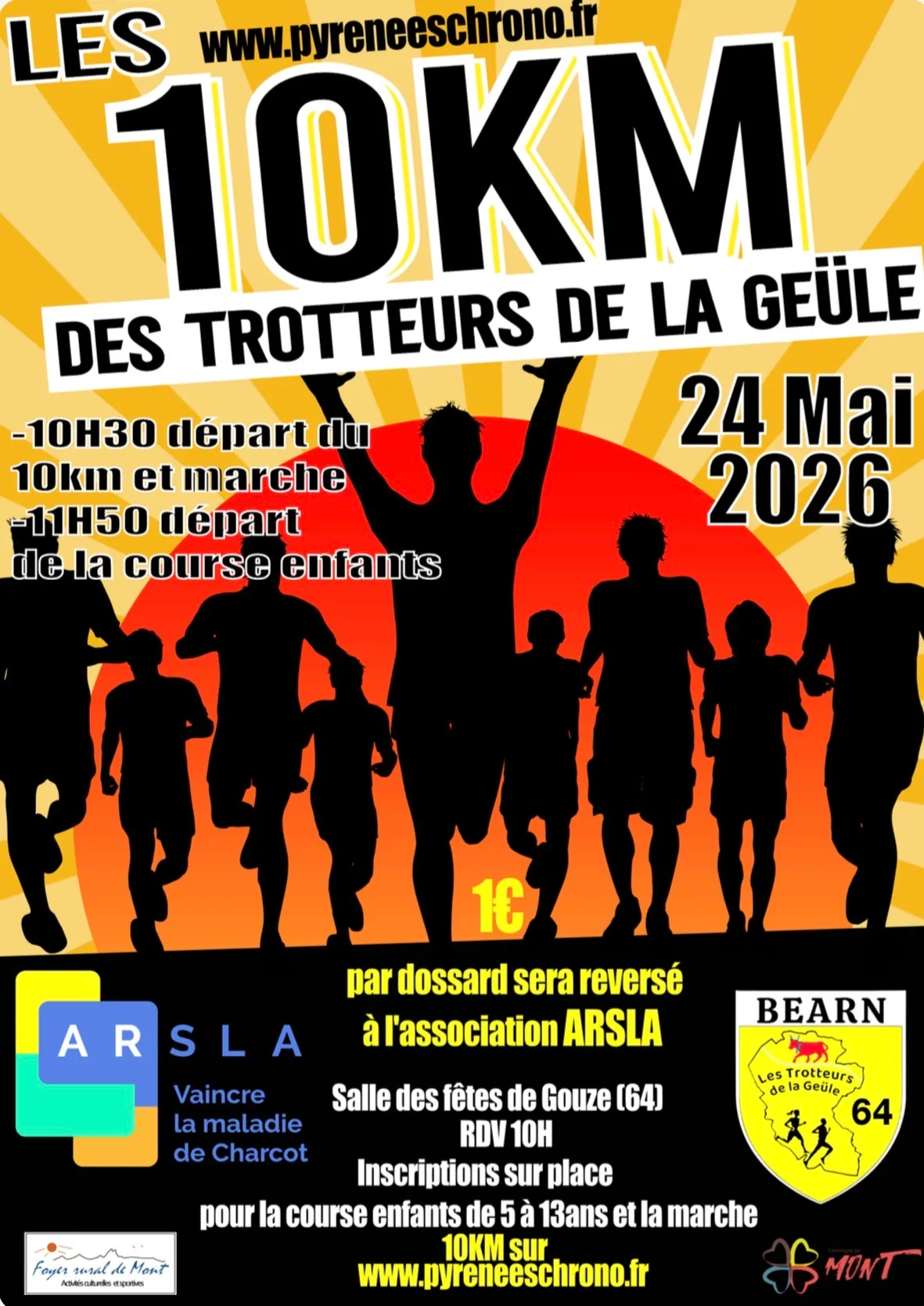 Les 10 km des Trotteurs de la Geüle 2026 Inscription Résultats