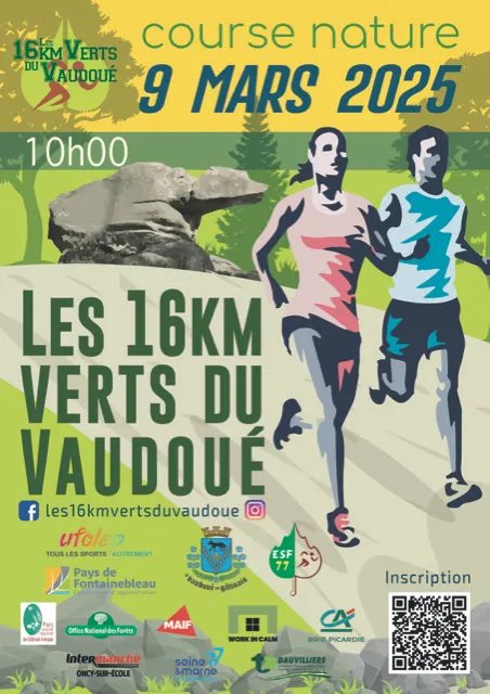 Les 16 km verts du Vaudoué 2026 Inscription Résultats