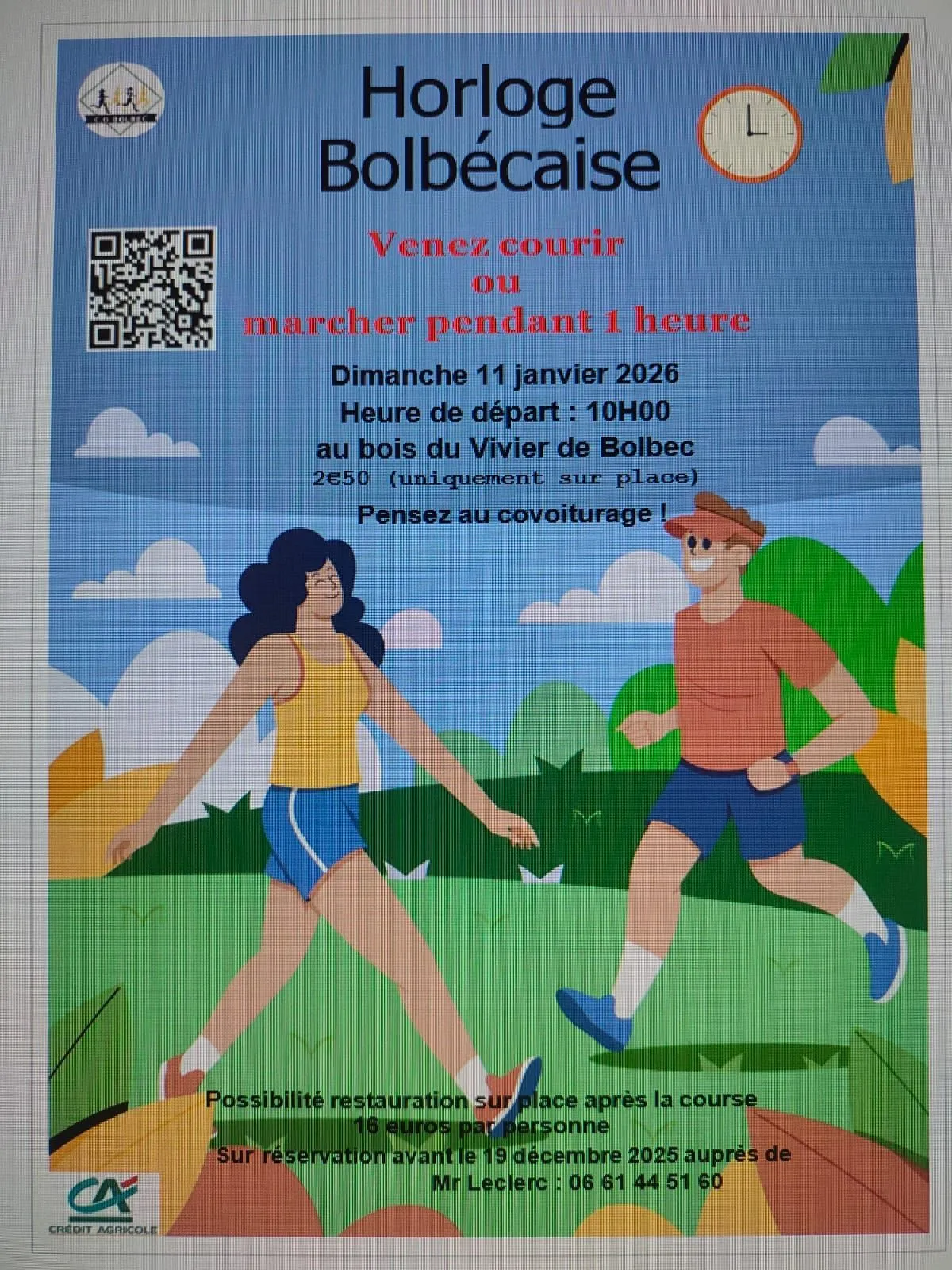 L&rsquo;Horloge Bolbécaise 2026 Inscription Résultats