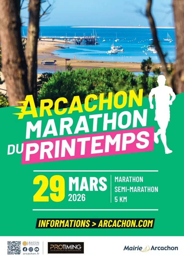 Marathon du Printemps d’Arcachon 2026 Inscription Résultats