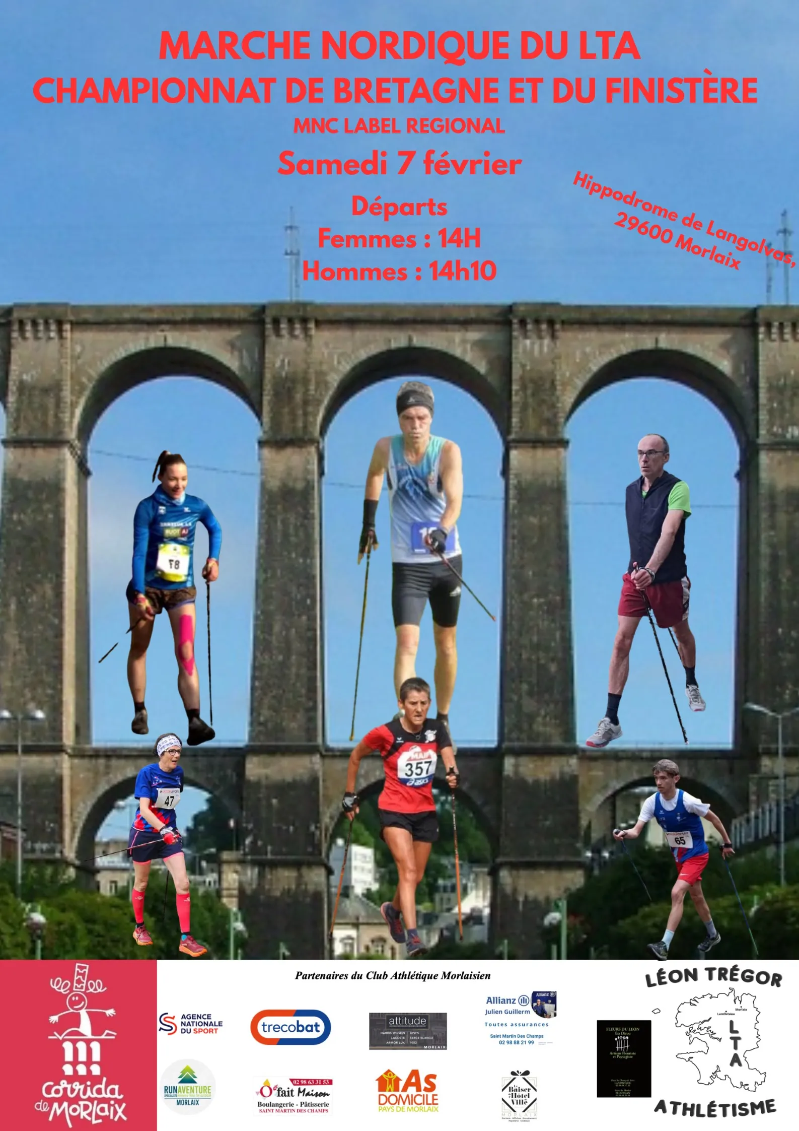 Marche Nordique de Morlaix 2026 Inscription Résultats