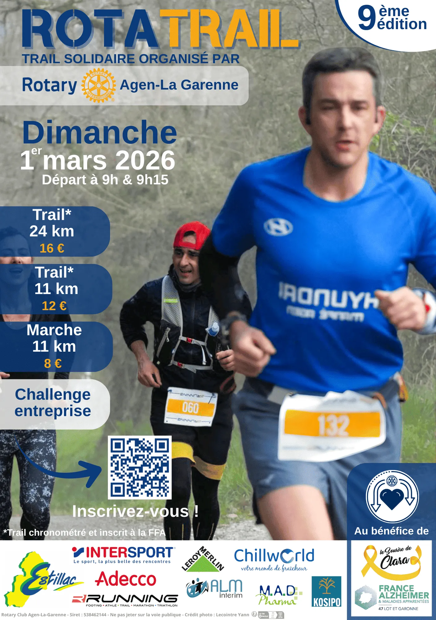 Rotatrail – Estillac 2026 Inscription Résultats