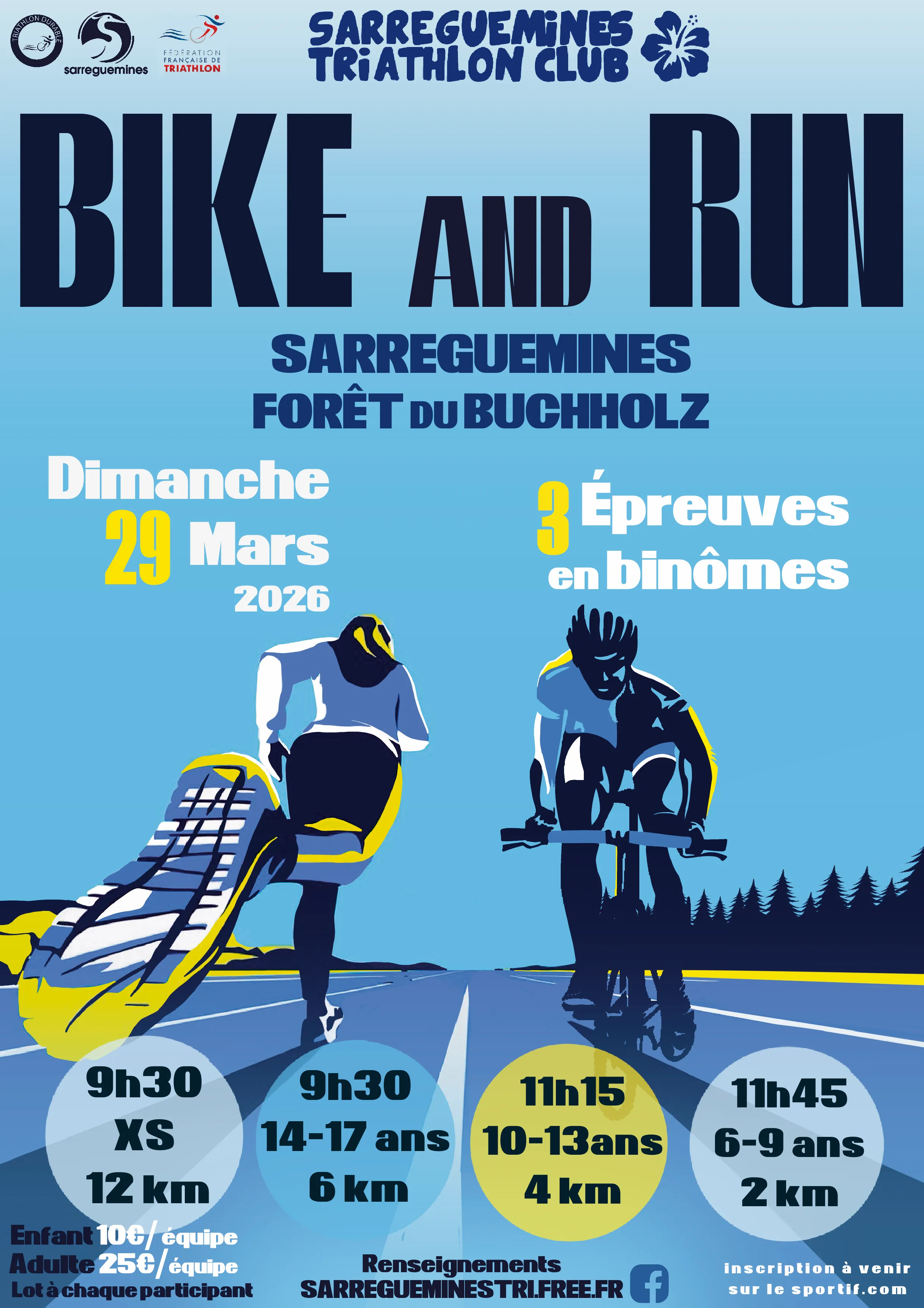 Run & Bike de Sarreguemines 2026 Inscription Résultats