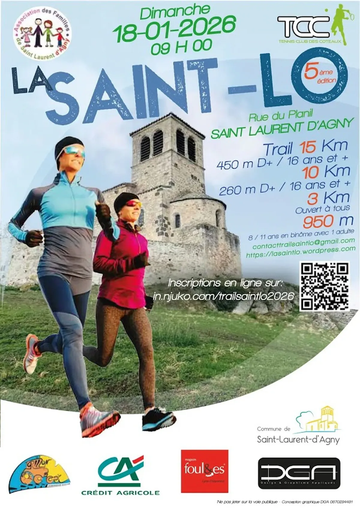 affiche de la course