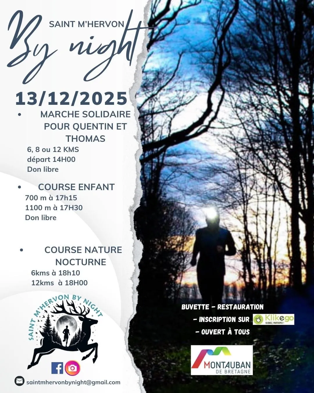 Saint M&rsquo;Hervon by Night 2025 Inscription Résultats