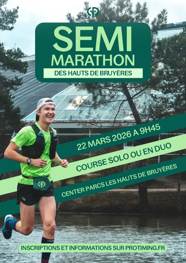 Semi Marathon de Center Parcs des Hauts de Bruyères 2026 Inscription Résultats