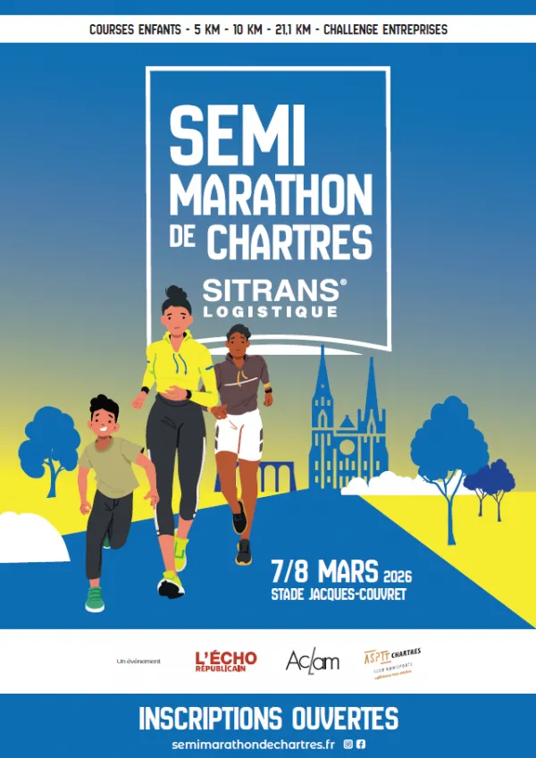 Semi Marathon de Chartres 2026 Inscription Résultats