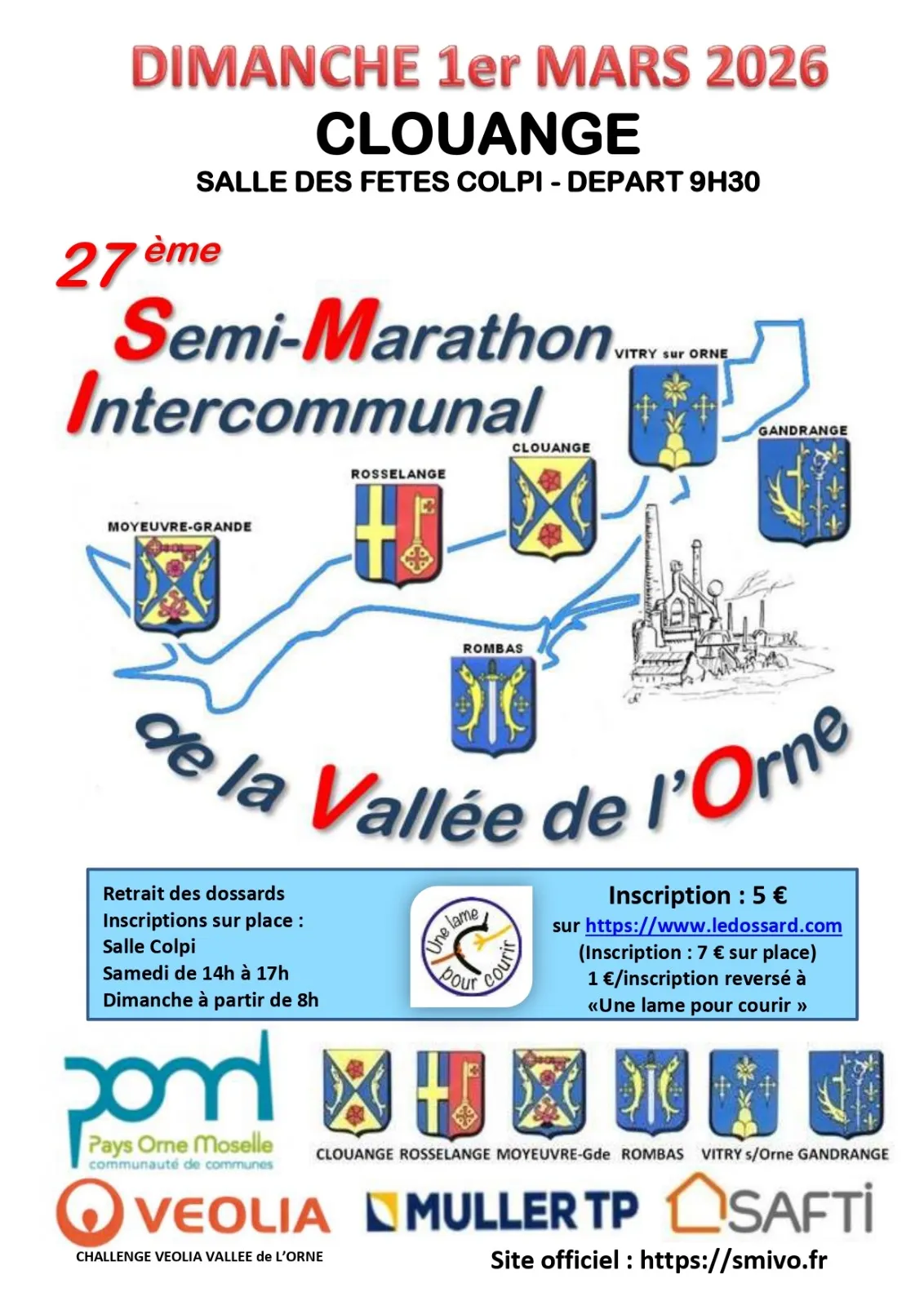 Semi Marathon de la Vallée de l&rsquo;Orne 2026 Inscription Résultats