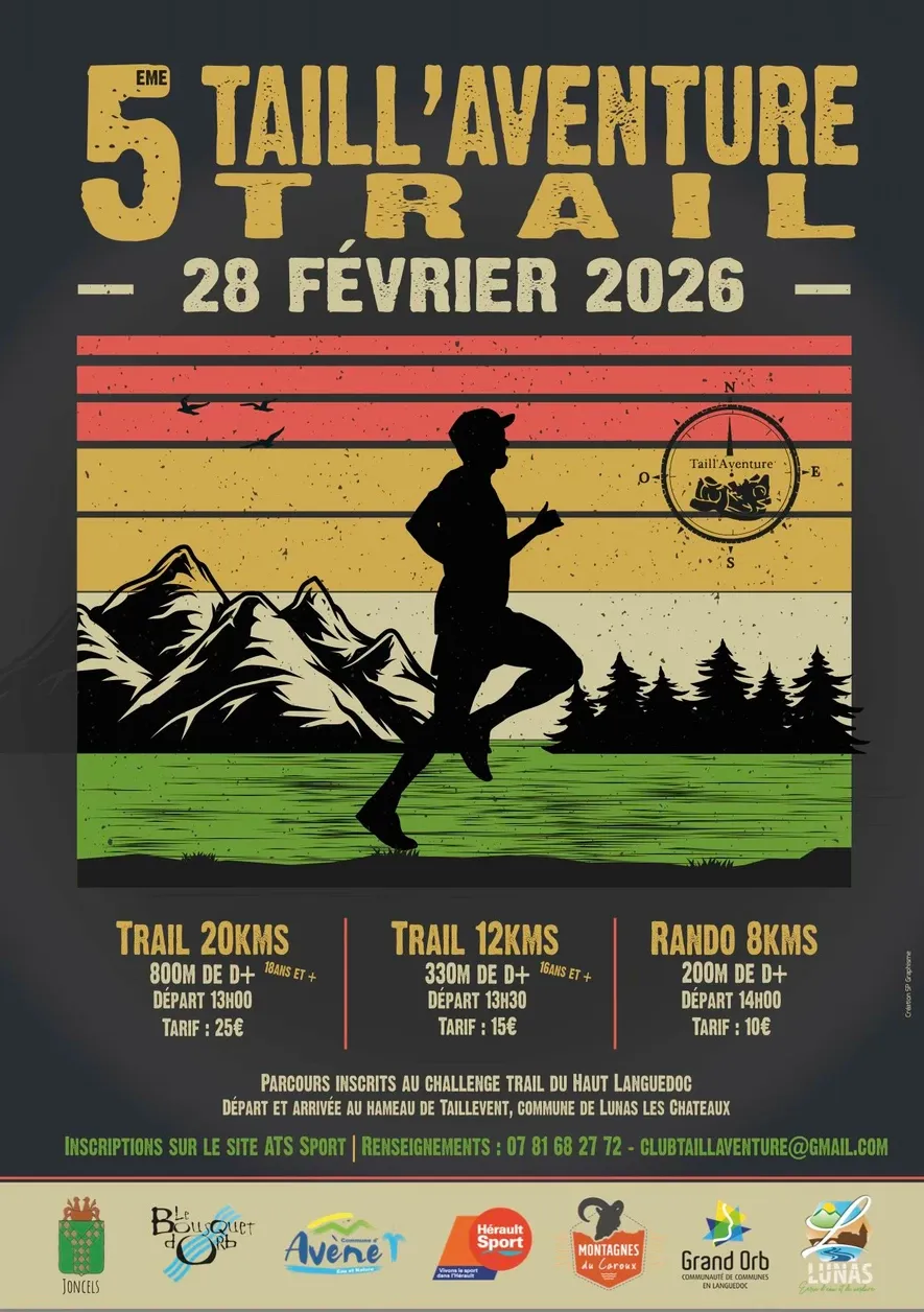 Taill Aventure trail 2026 Inscription Résultats