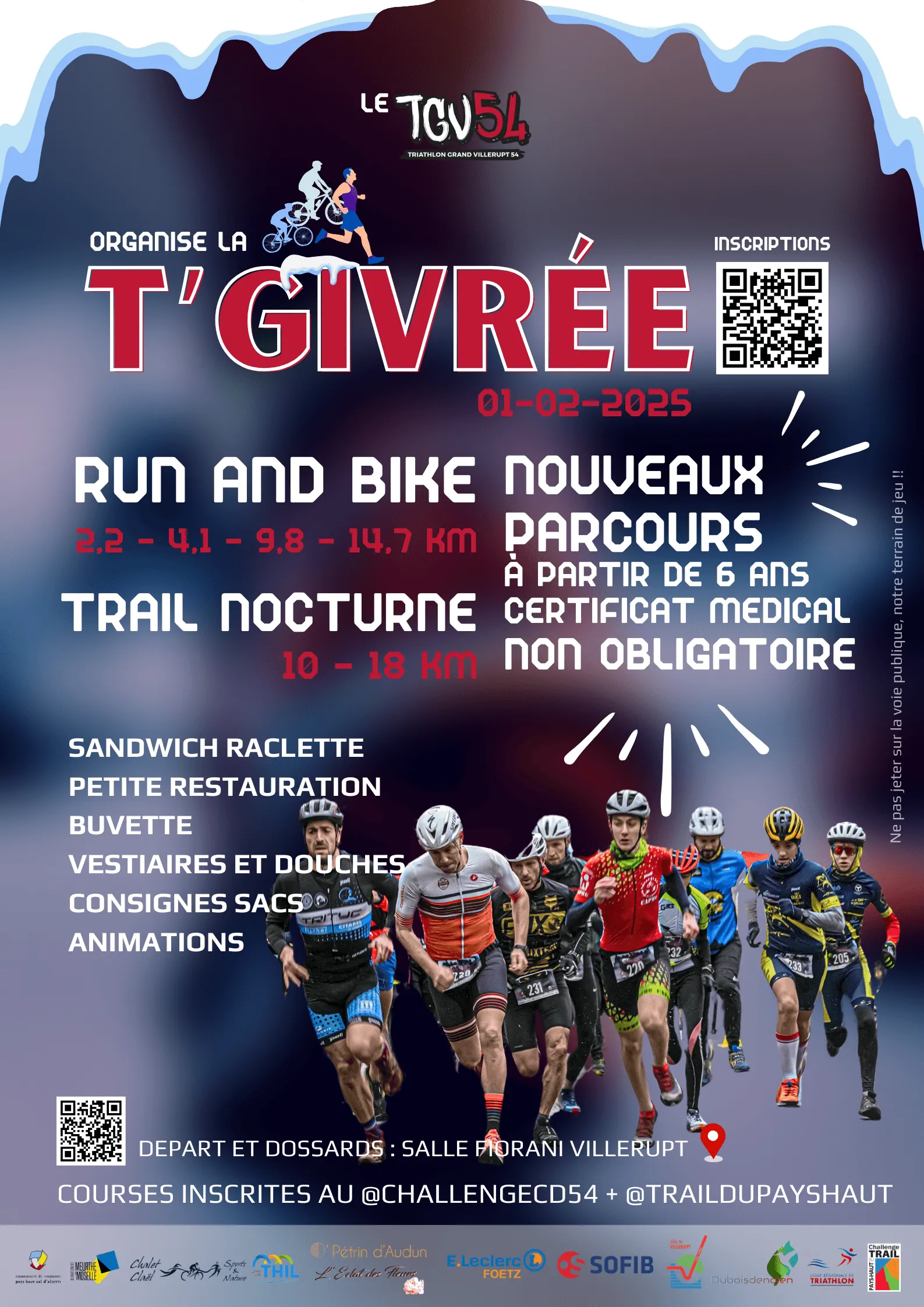 affiche de la course