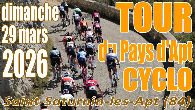 Tour du Pays d&rsquo;Apt 2026 Inscription Résultats